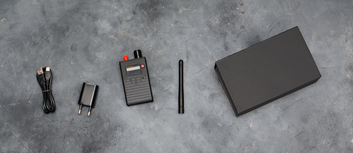 Комплект анти-шпион, детектор жучков и прослушки. G318.