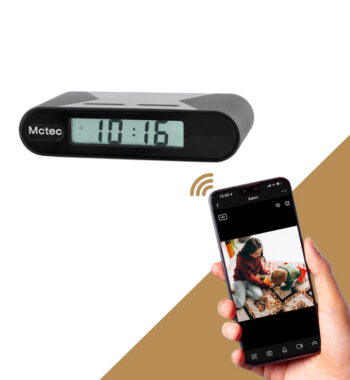 Камера в часах с будильником