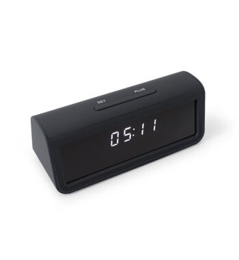 Настольные часы с мини камерой для скрытой записи в офисе.