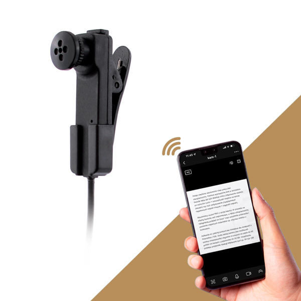 Камера для чтения текста с книги на экзамене либо на работе.